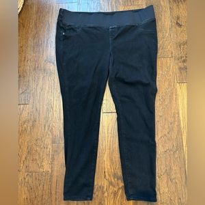 Black Maternity Jeans Old Navy Rockstar Super Skinny with Front Low Panel